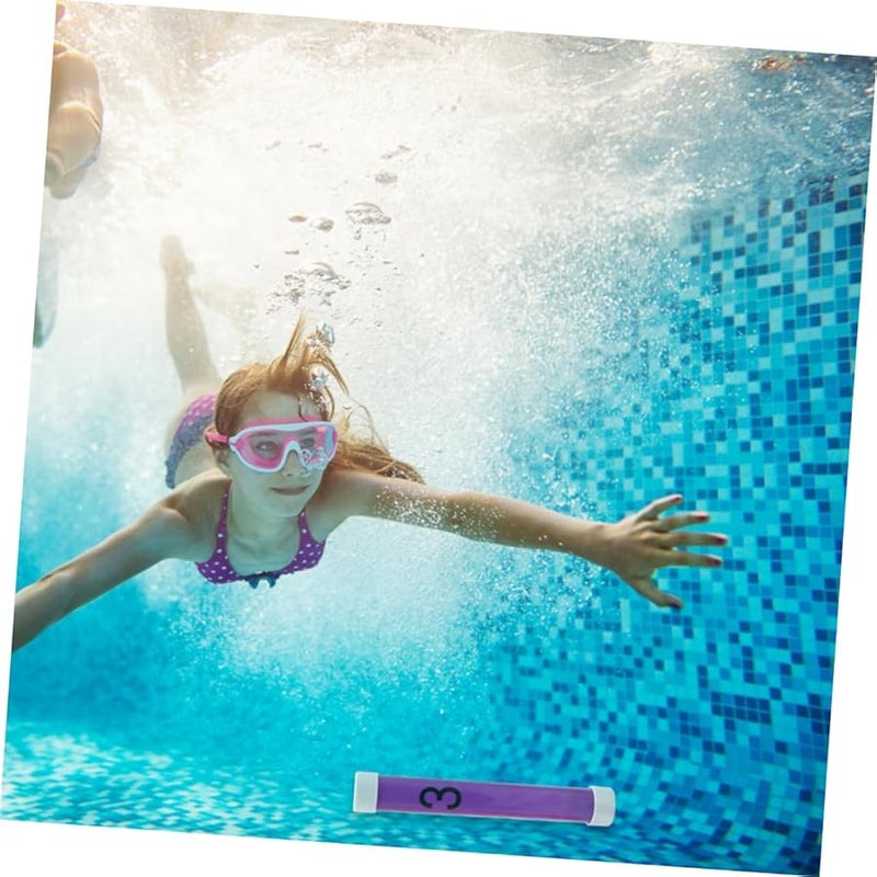 Boys Girls Diving Stick Toy Set 2 Plastic Rods for Pool Swim Training Summer Water Play - Image 3